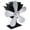 SL, variant on EGNMCR Portable Fan Desk Fan Stove Fan Wood Stove Fan Fireplace Fan Heat-powered Fan With 5 Blades Fireplace fan