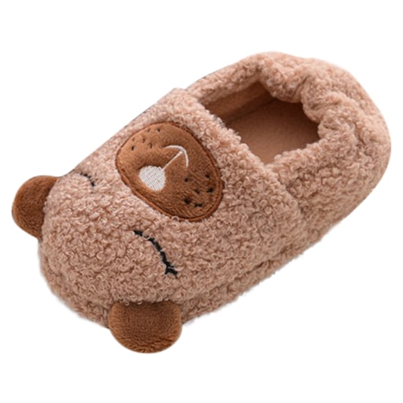 Toddler Slippers Shoes for Girls Kids Slippers Boys Toddler Infant Kids Baby Warm Shoes Boys Girls Cartoon Soft-Soled Slippers