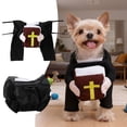 thumbnail image 3 of Tenue de Prêtre pour Animaux Tenue Mignonne pour Fête de Chiot et Séance Photo, 3 of 5