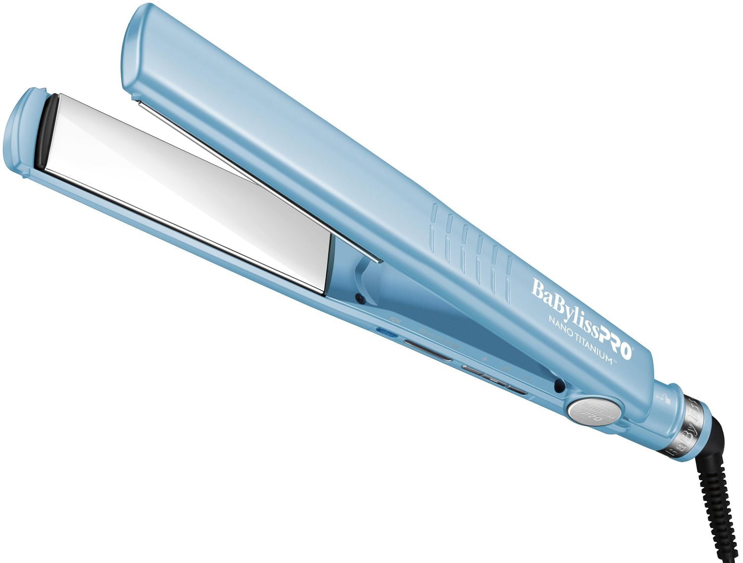 Fer plat ionique double de 1-1/4 po en nano-titane