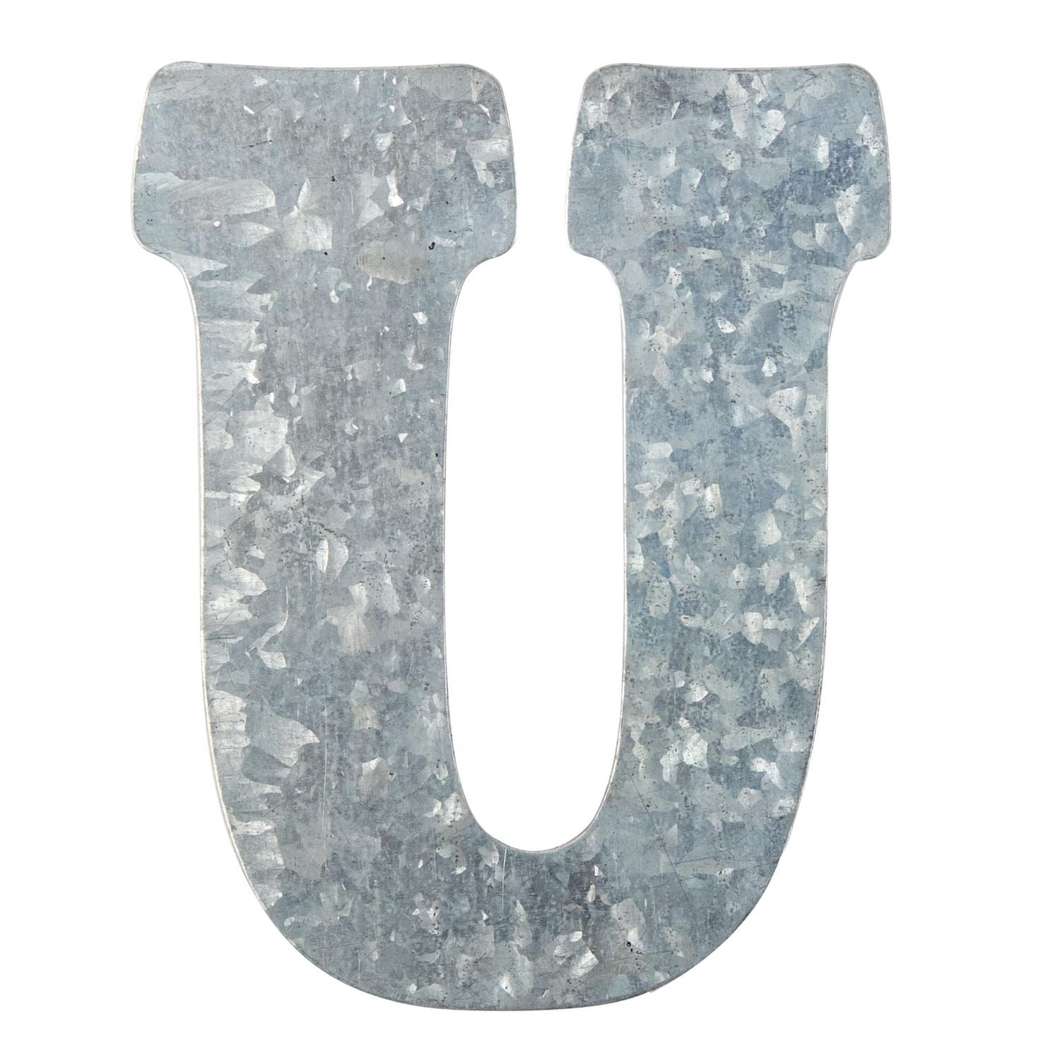 On the Surface™ Tin Letter Wall Art, "U"