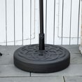 thumbnail image 2 of Outsunny Base de Parasol de Patio Rempli Robuste de 77 lb pour Terrasse Extérieur Noir, 2 of 10