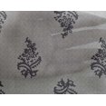 thumbnail image 4 of oneOone Georgette Viscose Fabric Leaves & Floral Block Printed Fabric 1 Yard 42 Inch Wide, 4 of 4