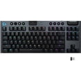 thumbnail image 4 of Clavier gaming mécanique RVB sans fil LIGHTSPEED Logitech G915 TKL sans pavé numérique - GL Tactile, 4 of 6