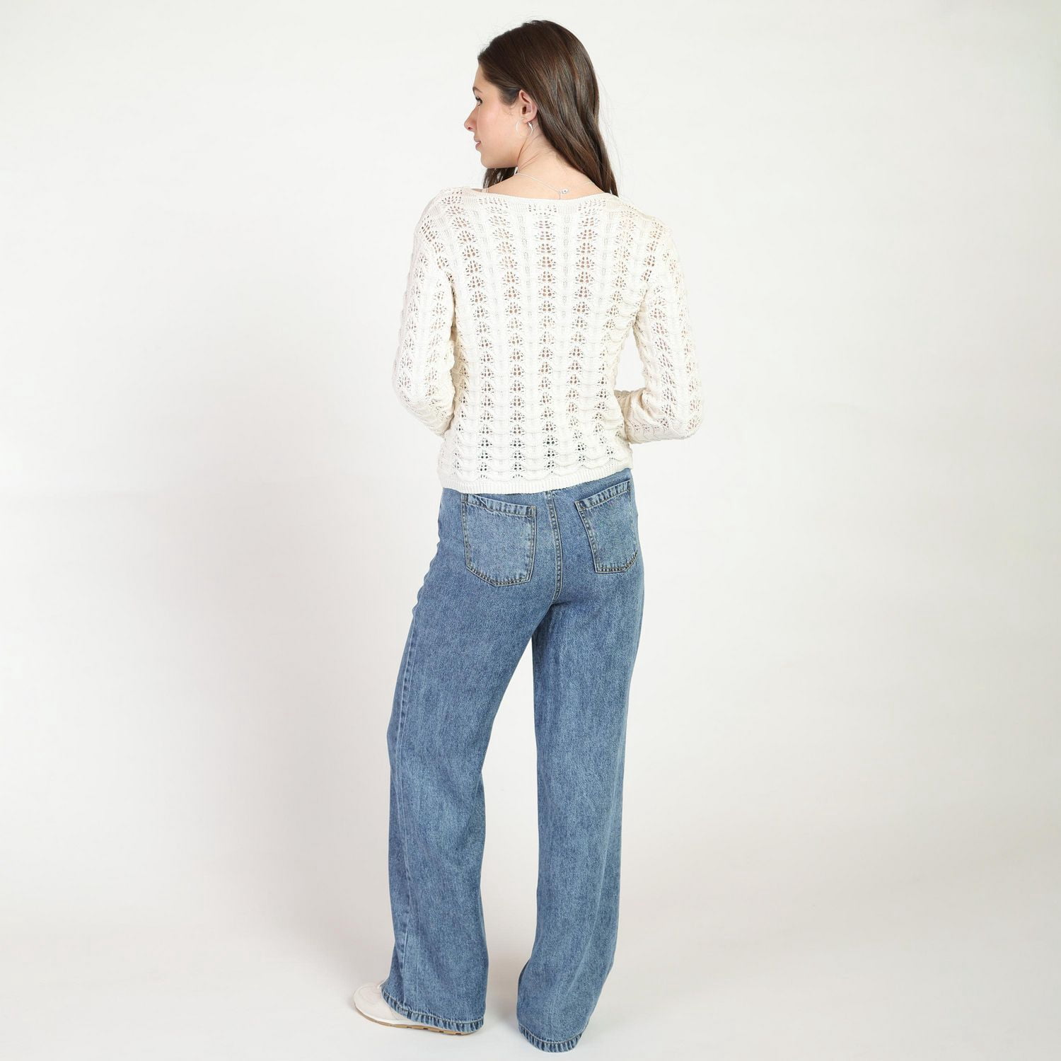 Bloom Girl Crochet Sweater Sizes XS-XL