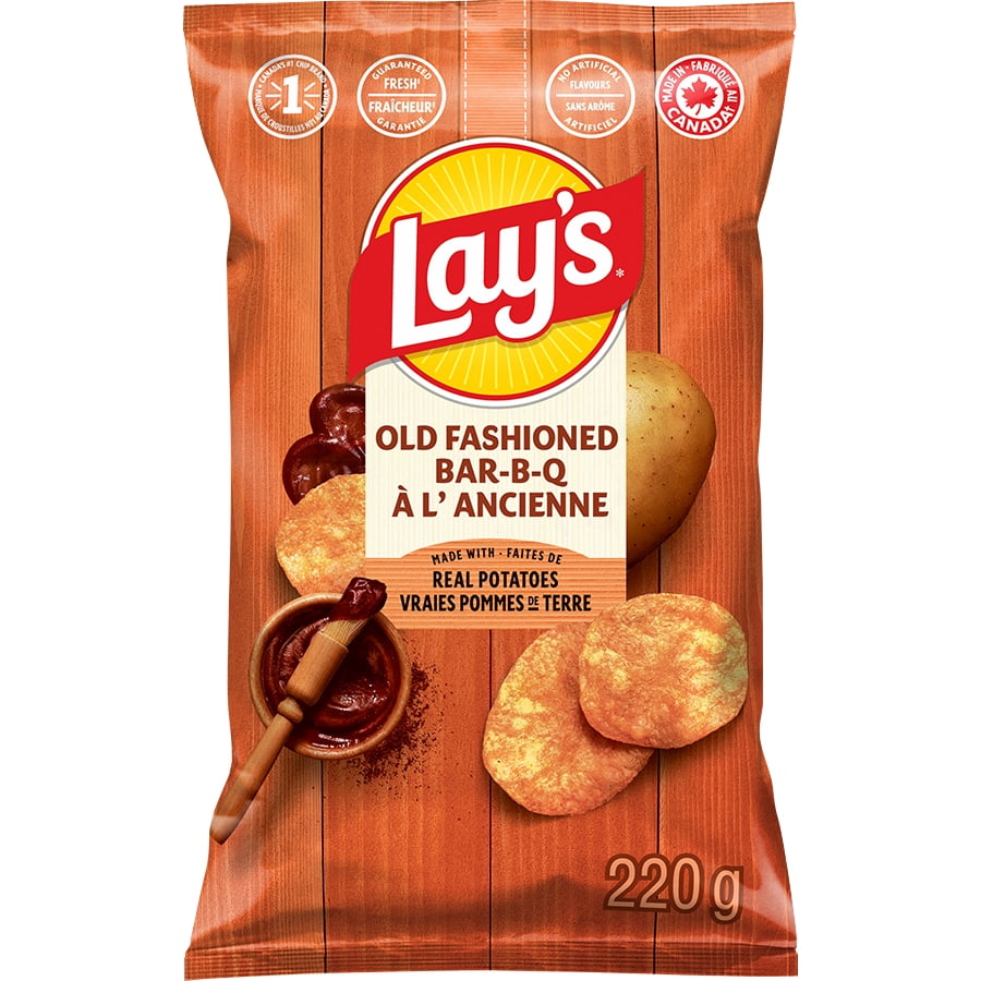 Lay's Old Fashioned Bar-B-Q flavoured Potato Chips