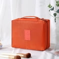 thumbnail image 1 of Uuiauoio Capacity Waterproof Makeup Bag Organizer, Portable Travel Cosmetic Storage Pouch with Removable Compartments, Toiletry Bag for Home, Gym, and Outdoor Use, Durable and Easy to Clean, 1 of 9