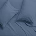 thumbnail image 4 of 6-PC RV King Egyptian 1000-TC Cotton Sheet Set - 18" Deep Pockets with 1 Fitted Sheet, 1 Oversized Flat Sheet 4 Pillowcases - Mediterranean Blue, 4 of 7