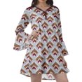 thumbnail image 3 of Moomaya Robes de Plage Imprimées Femmes Robe Aguichant Robes Mini Brodées pour Femmes, 3 of 4