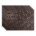 thumbnail image 2 of FASÃ„DE Rings Decorative Vinyl 18in x 24in Backsplash Panel in Smoked Pewter (5 Pack), 2 of 15