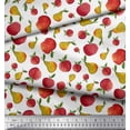 thumbnail image 3 of Soimoi White Heavy Canvas Fabric Mix Fruit Print Fabric by Yard 58 Inch Wide, 3 of 3