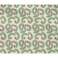 thumbnail image 4 of oneOone Cotton Flex Fabric Leaves & Swirl Block Printed Fabric 1 Yard 40 Inch Wide, 4 of 4