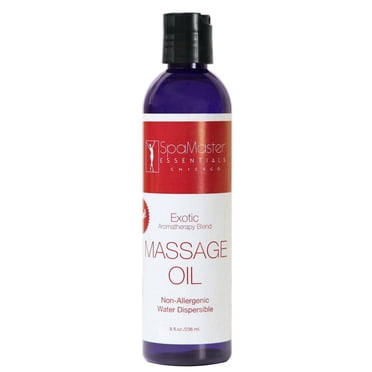 Master Massage Blend  Exotic Dispersible Aromatherapy Oil  Sensual Silky Fragrant 8 Oz