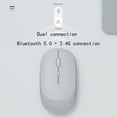 thumbnail image 5 of LSLJS Bluetooth Souris Bluetooth 5.0+Usb 4G Sans Fil Silencieuse avec Récepteur Usb Portable Computer Mice pour Pc Tablette Ordinateur de Bureau Ordinateur Portable, 5 of 5
