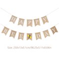 thumbnail image 3 of Miangastore 2pcs Little Bee Party Flower Paper Flag DAY Banner Birthday Party, 3 of 8