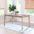 thumbnail image 2 of Linon Miles Midcentury Dining Table in Natural Brown Stained Wood, 2 of 7