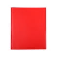 thumbnail image 1 of Red Plastic Folder With Pockets Letter Size File Folder Document Organizer For Office School Supplies Heavy Duty Portfolio With Card Slot, 1 of 5