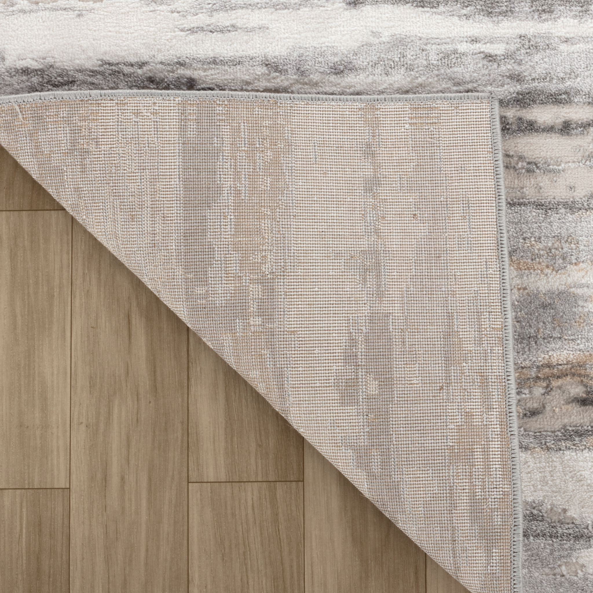 Tapis d'interieur Rug Branch Atlas Lines, beige gris, abstrait - Salon, chambre, salle a manger et cuisine