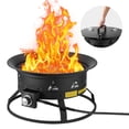 thumbnail image 1 of VEVOR Propane Fire Pit 24” Outdoor Portable Gas Fire Pit for Heating 58000 BTU, 1 of 9