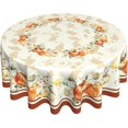 thumbnail image 4 of Nappe Ronde Citrouille d'Automne pour l'Action de Grâce et Feuilles d'Automne, Nappe Décorative 60 Pouces en Polyester, Housse de Table Style Ferme pour la Récolte à la Maison, la Cuisine et les Fêtes Extérieures, 4 of 6