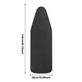 thumbnail image 3 of Riforla High Temperature Ironing Board Cover Washable Ironing Mat Extra Thick Ironing Cover with Padded Home Textile Storage Black, 3 of 6