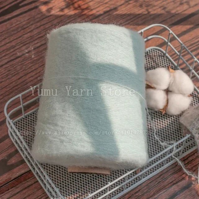 500G/PCS Super Soft Long Fluffy Hand Kninting Wool&Acrylic Mohair Yarns High Quality Threads For Crocheting DIY Scarf Sweater