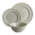 thumbnail image 4 of Martha Stewart Sharkey Grey 12-Piece Dinnerware Set, 4 of 9