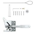 thumbnail image 2 of Heavy Duty Fence Gate Latch Self Locking Door Locks Gravity Latch Cable Pull, 2 of 8