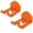 Orange, variant on Garage Tool Organizer Wall Mount Trimmer Hanger Heavy Duty Power Tool Storage Rack for Weed Eater, String Trimmer, Hedge Trimmer, Garden Tools, Shovels, , 2 Hooks, 6 Screws, 6 Screwdriver Sleeves
