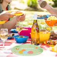 thumbnail image 4 of HLONK32 Pcs Stuff Paper Tray Plastic Plates Disposable Christmas Easter Party, 4 of 6