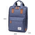 thumbnail image 2 of KAUKKO Sac à Dos en Tissu Oxford Élégant Sac à Dos de Voyage Sac de Randonnée Léger Sacoche, 2 of 5