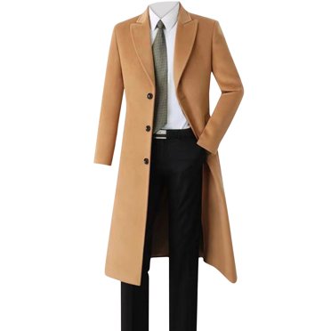 Birdeem Mens Casual Fashion Long Sleeve Turndown Collar Solid Color Windbreaker Coat Tops
