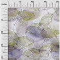 thumbnail image 2 of oneOone Cotton Poplin Olive Green Fabric Butterflies Sewing Material Print Fabric By The Yard 42 Inch Wide, 2 of 5