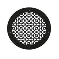 thumbnail image 1 of Achtek 10" Duct opening Solid Cast Aluminum Round Grille ( 12" Round Overall) | Powder Coated BLACK- With Holes For Wall / Ceiling, 1 of 9