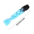 thumbnail image 3 of Festival Gift Naittoop 24 Inch Braiding Hair Extensions High Temperature Synthetic Fibre, Pre Stretched Braiding Hair for Women, 3 of 3