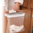 thumbnail image 4 of Binwennn over The Dish Drying Rack Adjustable Kitchen Things Kitchen Rack over Hanging Bag Holder Cupboard Door Back Rack Storage Waste Kitchen Cabinet Garbage Tools Kitchen Cabinet, 4 of 7