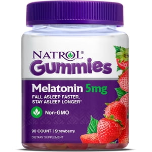 Natrol Melatonin 5mg Gummy-90 5mg Fraises / Gummy