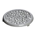 thumbnail image 1 of STAUB Serving 23 cm Round Cast Iron Trivet, Lily Decal, Graphite-Grey, 1 of 3