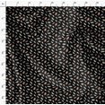 thumbnail image 4 of Soimoi Black Heavy Canvas Fabric Artistic Feather Print Sewing Fabric Yard 58 Inch Wide, 4 of 5