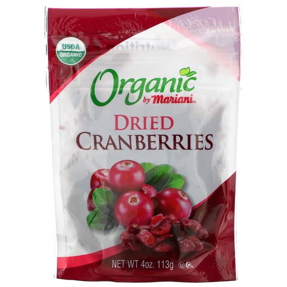 Mariani Fruits Séchés, Canneberges Séchées Biologiques, 4 oz (113 g)