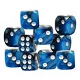 thumbnail image 1 of Acrylic Six Sided Dices Set Party Toys 12mm D6 Opaque for Role Playing RPG Board Game Math Teaching black, 1 of 6