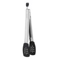thumbnail image 4 of Pinces en Silicone pour Cuisson Barbecue en Acier Inoxydable Robuste Pinces de Cuisine avec Embouts en Silicone Pinces à Salade Pinces en Caoutchouc Buffet, 4 of 7