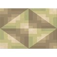 thumbnail image 1 of Ahgly Company Machine Washable Indoor Rectangle Transitional Copper Brown Area Rugs, 2' x 5', 1 of 7