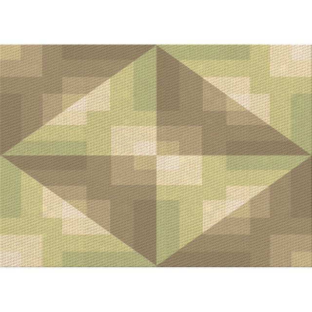 Ahgly Company Machine Washable Indoor Rectangle Transitional Copper Brown Area Rugs, 2' x 4'
