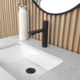 thumbnail image 1 of Robinet de Salle de Bain Élégant Riela 7 1⁄2 Pouces Ht à une Poignée Noir Mat B-104N, 1 of 9