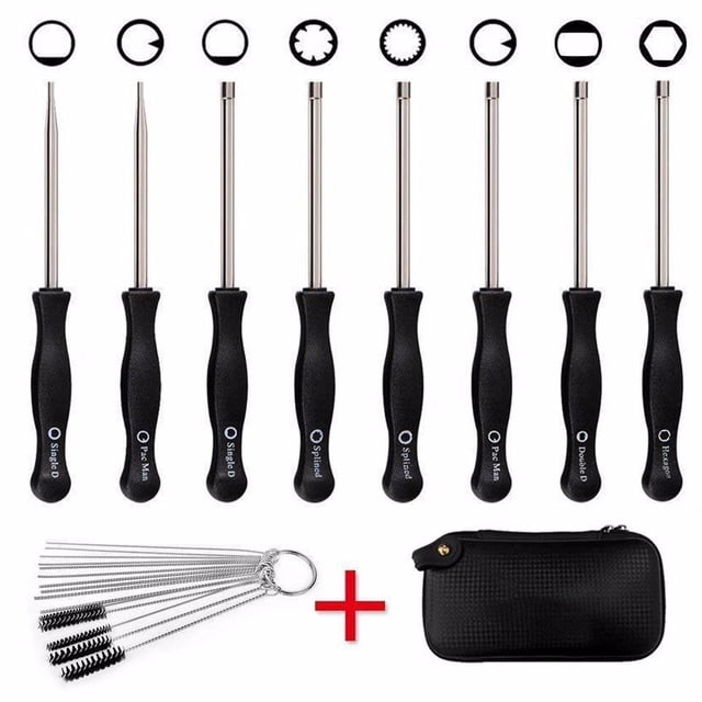 PEONAVET Screwdriver Bag Carburetor Adjustment Tool Set 8 Pcs-up Adjusting Engine 2 Cycle Screwdrive