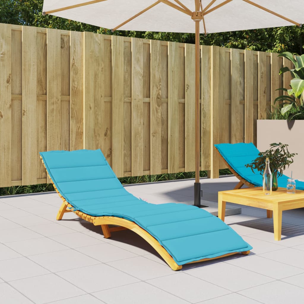 vidaXL Coussin pour Chaise Longue Turquoise en Tissu Oxford