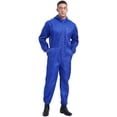 thumbnail image 3 of Runhomal Men's Work Overalls Mechanic Uniform Workshop Auto Workwear Coverall Jumpsuit Blue M/165, 3 of 8