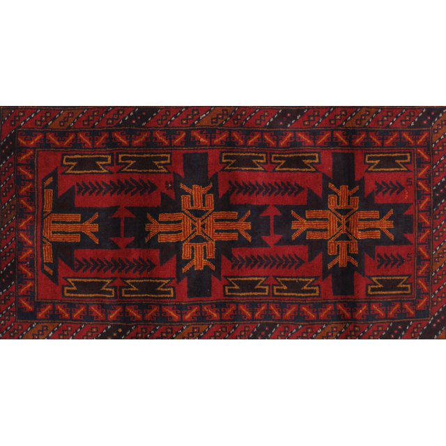 Ahgly Tapis Rectangulaire Traditionnel Lavable en Machine, Marron, 3 Pieds x 5 Pieds