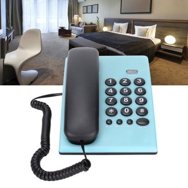 Landline Phones For Home, Corded Phone Kx-T504 Home Landline Multi Functional Battery Free Corded Telephone With Dual  Handset For Office Hotel